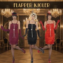 Charleston flapper kjoler
