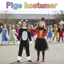 Fastelavnskostumer til Piger