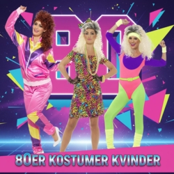 80er Kostumer Kvinder