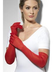 Lange røde handsker