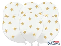 Hvide ballonner med stjerner