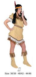 Sioux Indianer kvinde kostume