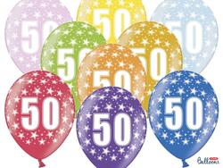 Ballon 50 års fødselsdag farvemix