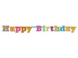 Fødselsdags guirlande happy birthsday