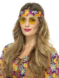 Hippie Briller gul glas