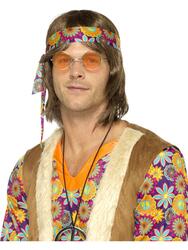 Hippie Briller med orange glas