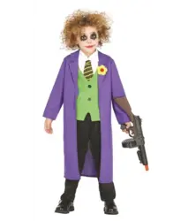 Den skøre Joker Børne kostume