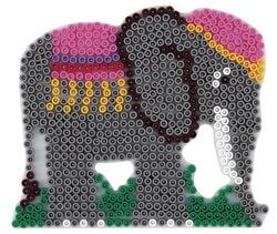 Elefant Perleplade