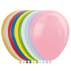 Ballon ø 30 cm metallic mix 10 stk