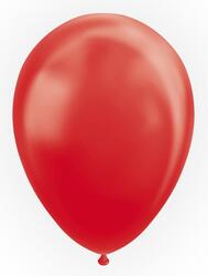 Ballon metallic rød 10 stk