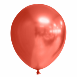 Ballon ø 30 cm - mirror- Rød