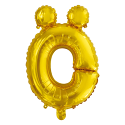 Folieballon bogstav Ö i guld
