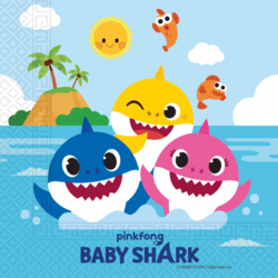 Baby Shark servietter 20 stk