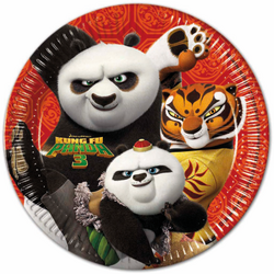 Kung Fu Panda paptallerken 8 stk