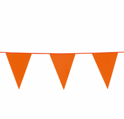 Flagbanner 10 m. med orange flag