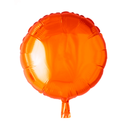 Folieballon Rund ORANGE 46 cm