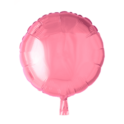 Folieballon Rund PINK 46 cm