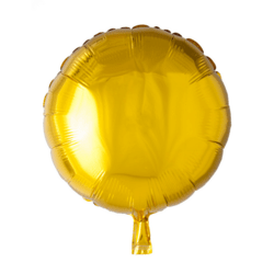 Folieballon Rund GULD 46 cm