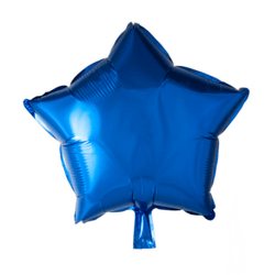 Folieballon Stjerne NAVY BLÅ 46 cm