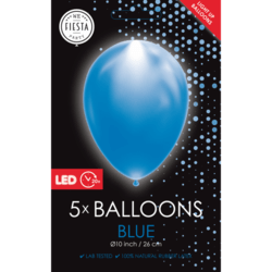Balloner med LED Lys i Blå