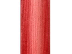 Rød Tyl 15x900 cm