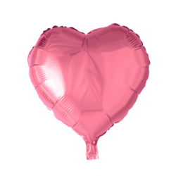 Folie ballon Hjerte 46 cm PINK