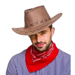 Cowboy bandana tørklæde RØD