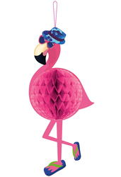 Flamingo væv dekoration