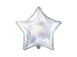 Folieballon stjerne Iriserende