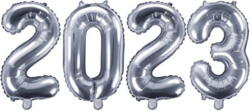 2023 Kæmpe folie ballonsæt 67 cm - Sølv