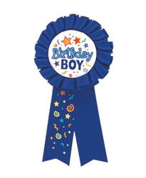 Medalje"Birthday boy" blåt bånd