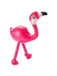 Flamingo med hvide aftegninger