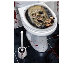 Toilet dekoration, zombie