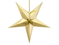 Guld stjerne dekoration