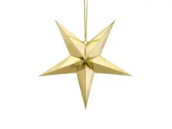Guld stjerne, 45 cm