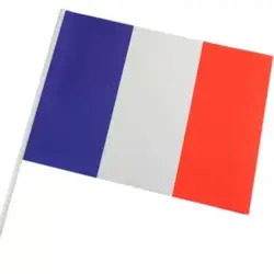 Papirflag Frankrig 25 stk.
