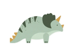 Triceratops serviet 12 stk