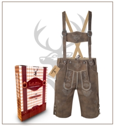 Lederhosen korte gedeskind - Antik brun