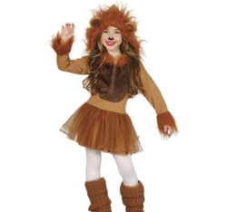 Løve kostume til piger