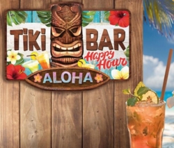 Aloha bar skilt - 25x35 cm