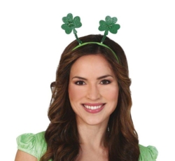 St.Patricks day hårbøjle med kløver