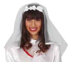 Brudeslør med sløjfer