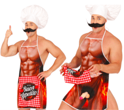 Frækt forklæde - med overaskelse