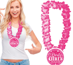 Hawaii krans lyserød - Party girls