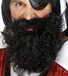 Pirat skæg Sort