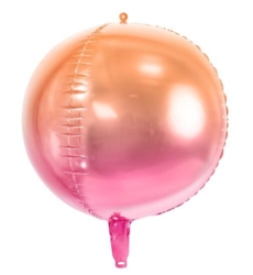 Ombre folieballon pink/orange
