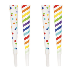 Regnbue truthorn 6 stk