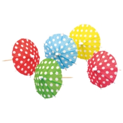 Drinksparasoller polkadot