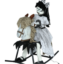 Hjemsøgt dukke på gyngehest