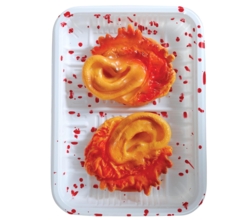 Halloween - Bakke med 2 stk øre